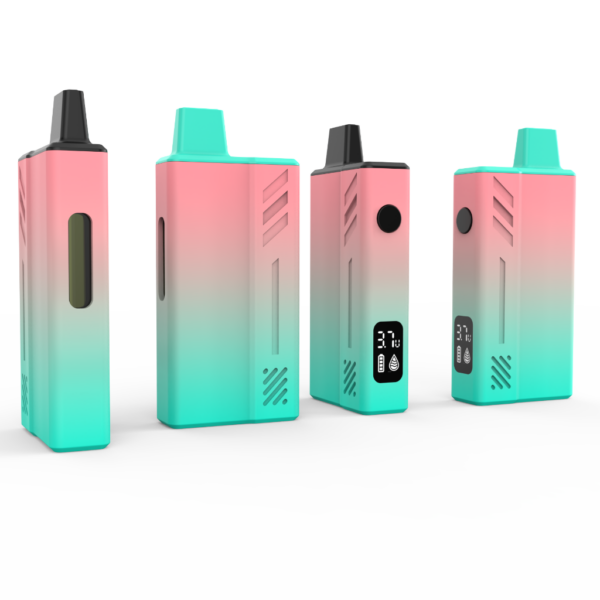 Longmada 6mL CBD Vape. Disposable Box Vape Device for CBD & THC Oil. Colorful (5 Pcs)