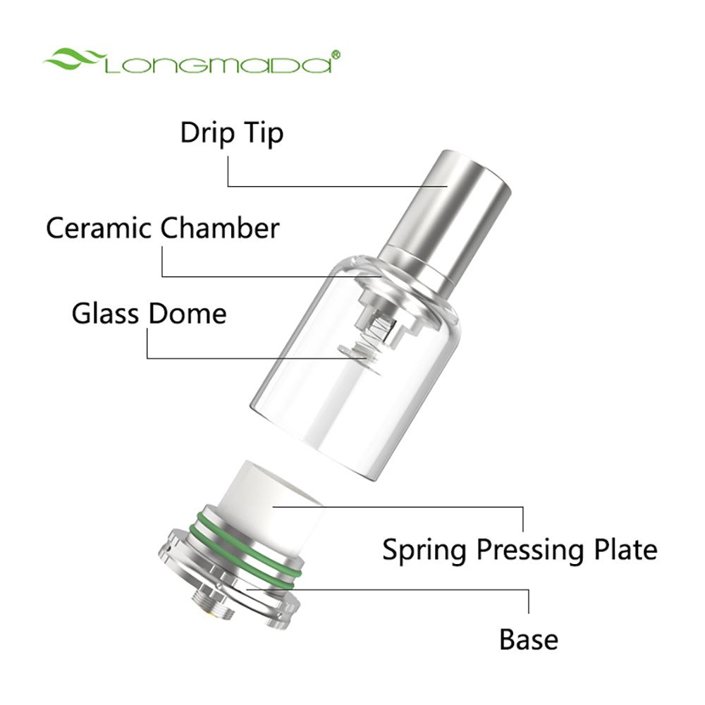 Mr Bald 2 Atomizer- Vape Pen Vaporizor accessory for Dry Herb Wax|1 Pcs - 图片 3