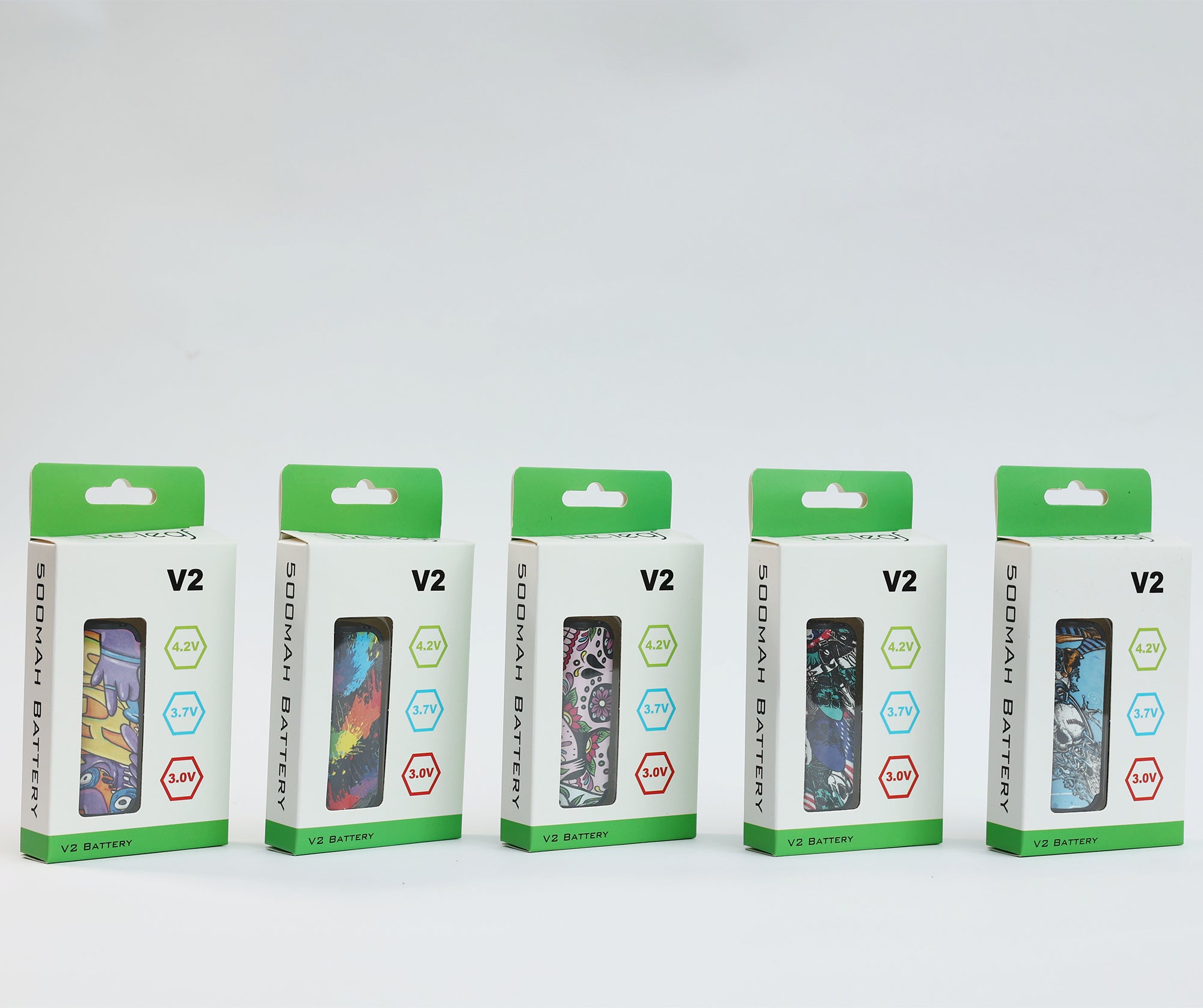 V2 Battery - Vaporizer Vape Pen CBD Battery Aluminum Material 510 Thread Battery | Red | 1 Pcs - 图片 4