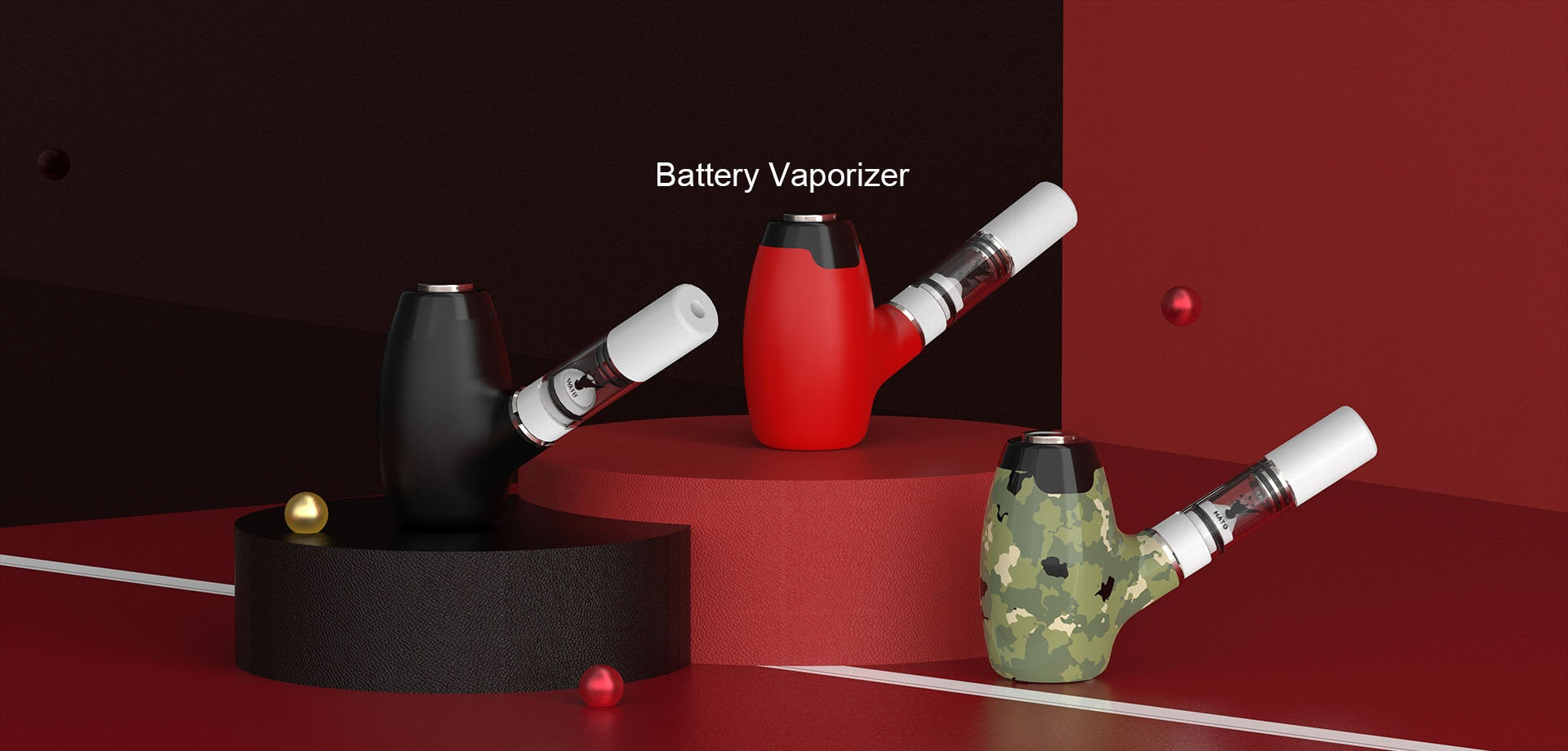 CBD Pipe Battery - Vape battery For Wax CBD Oil 510 Thread | green | 1 Pcs - 图片 10